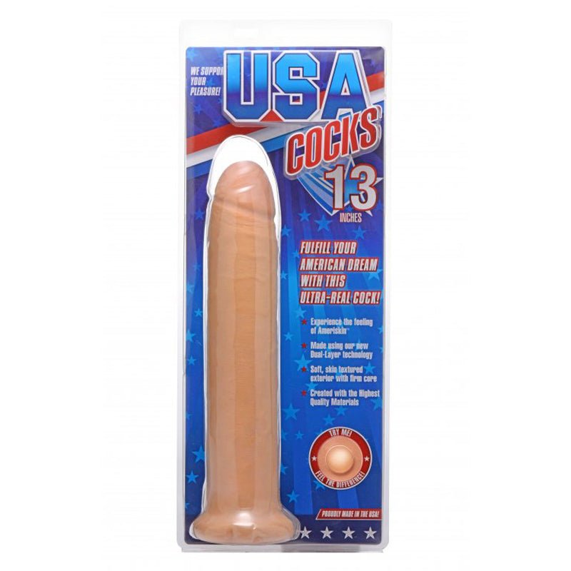13" Dildo without Balls - Light - Royal Sins