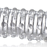 1.5 Inch Penis Enhancer Sleeve - Clear - Royal Sins