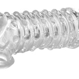 1.5 Inch Penis Enhancer Sleeve - Clear - Royal Sins