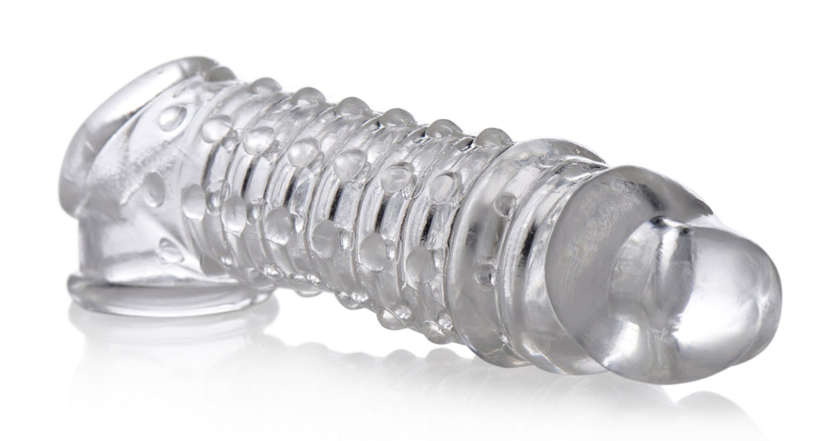 1.5 Inch Penis Enhancer Sleeve - Clear - Royal Sins