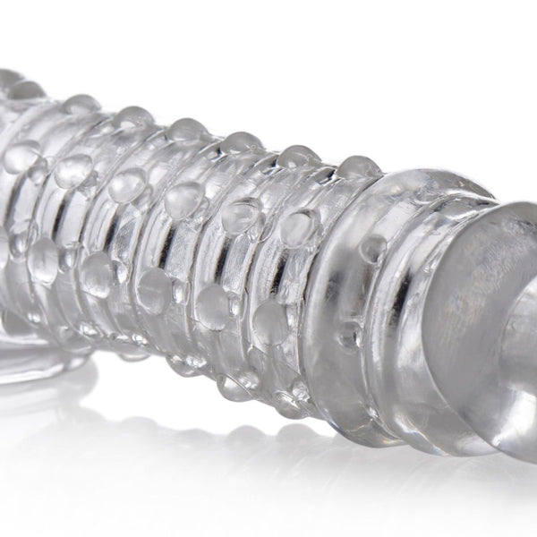 1.5 Inch Penis Enhancer Sleeve - Clear - Royal Sins