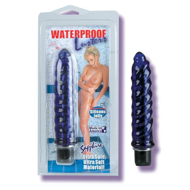 Lusters Silicone Jelly Vibrator (Sapphire)