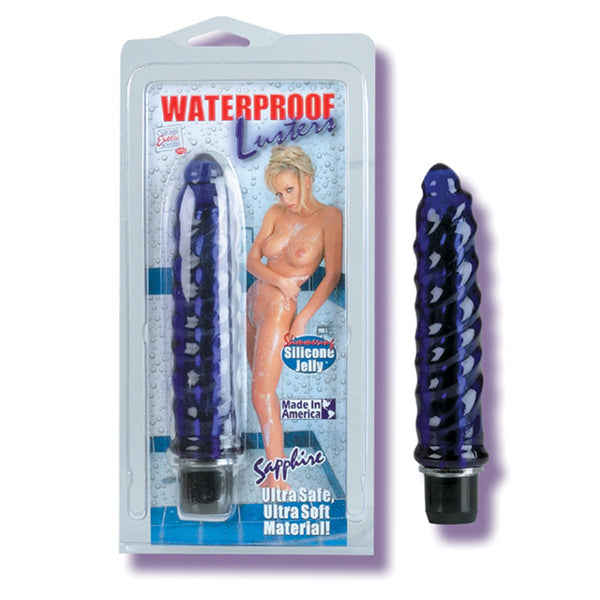 Lusters Silicone Jelly Vibrator (Sapphire)