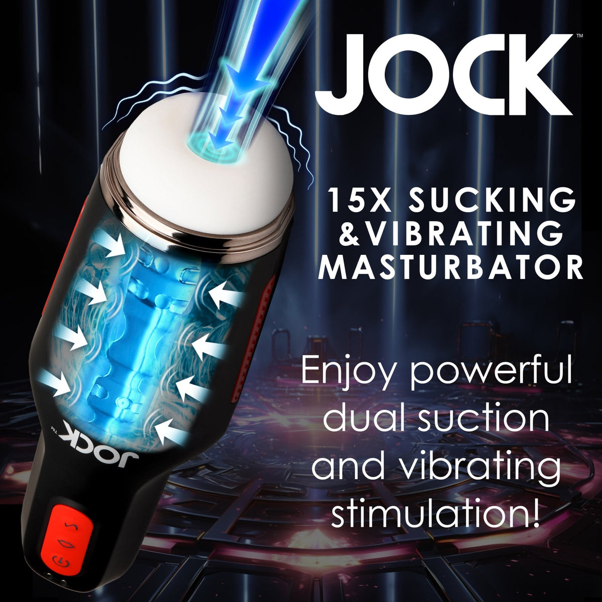 15X Sucking and Vibrating Masturbator - Royal Sins