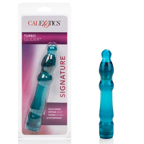 Waterproof Turbo Glider Vibrator - Blueberry Bliss