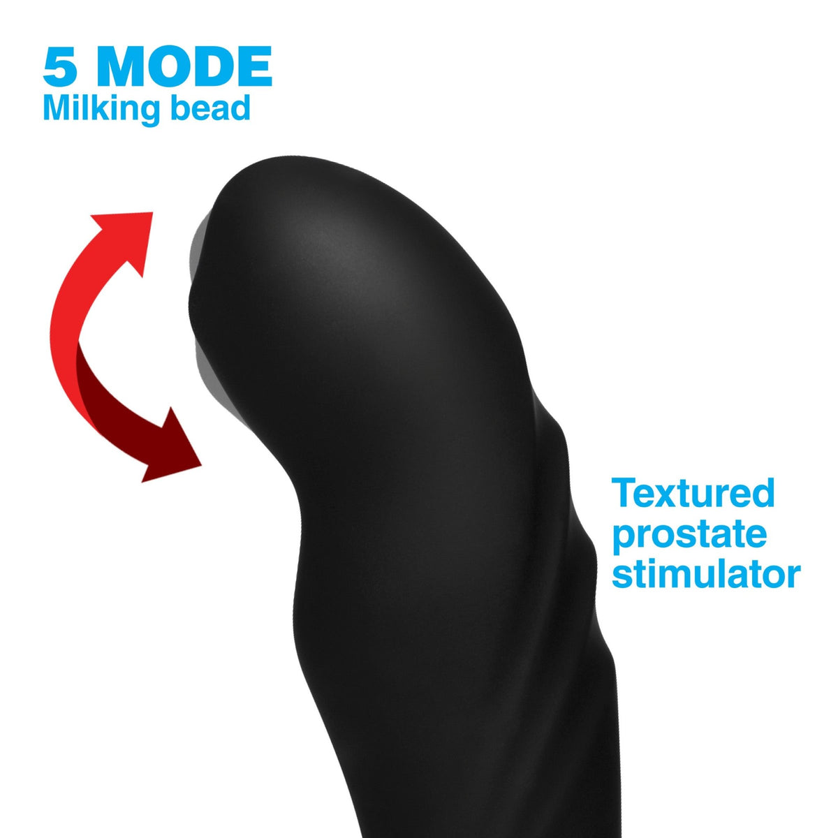 17X P - Trigasm 3 - in - 1 Silicone Prostate Stimulator - Royal Sins