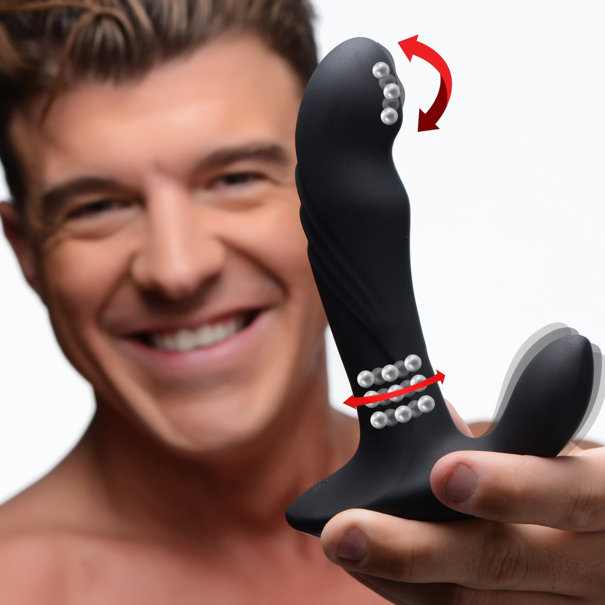 17X P - Trigasm 3 - in - 1 Silicone Prostate Stimulator - Royal Sins