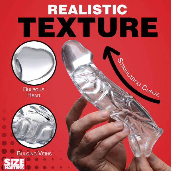 2 Inch Clear Extender Sleeve - Royal Sins