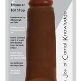 2 Inch Penis Enhancer with Ball Strap - Brown - Royal Sins