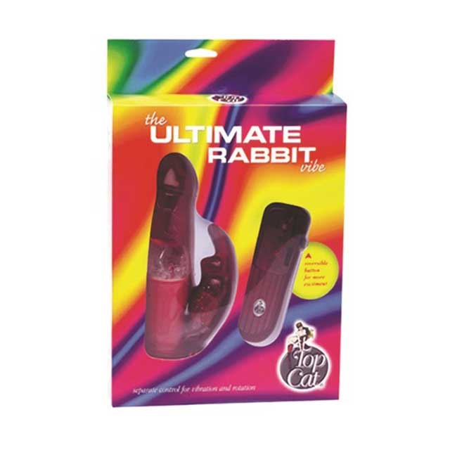 Twisting Bunny Pearl Vibrator (Purple)
