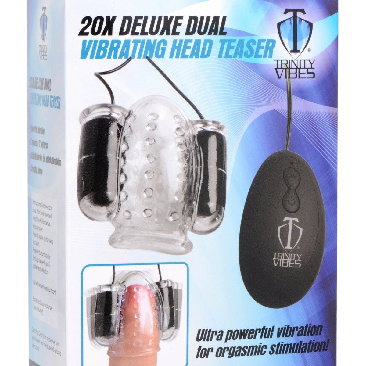 20X Deluxe Dual Vibrating Head Teaser - Royal Sins