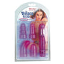 Wonder Wand Vibrator With 5 Attachments (Magenta)