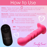 21X Vibrating Ribbed Silicone Dildo - Royal Sins