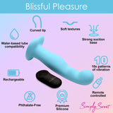 21X Vibrating Thick Silicone Dildo - Royal Sins