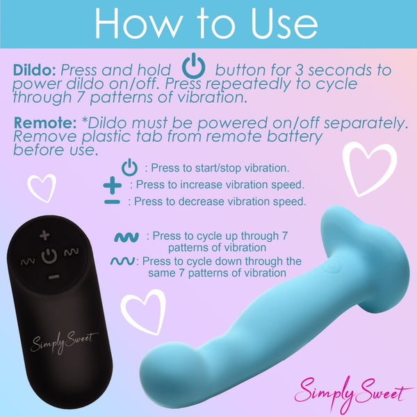 21X Vibrating Thick Silicone Dildo - Royal Sins