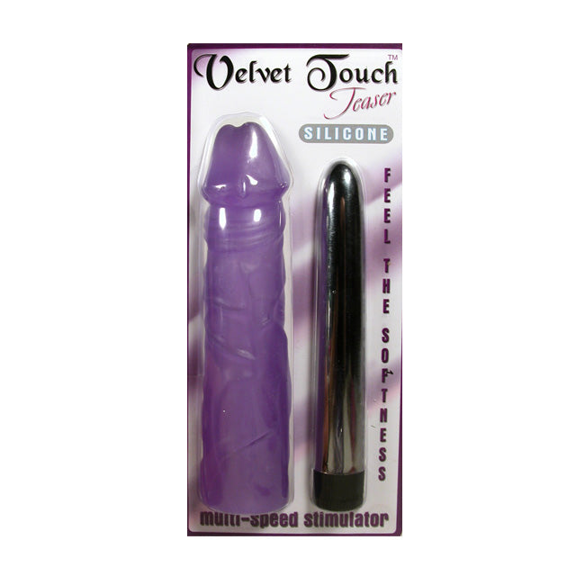 Velvet Touch Teaser (Lavender) Silicone Vibrator