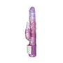Rabbit Twister Vibrator Rotating Beaded Shaft And Clitoral Stimulator (Purple)