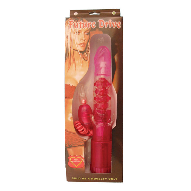 Future Drive Rabbit Vibrator With Wandering Clit Stimulator