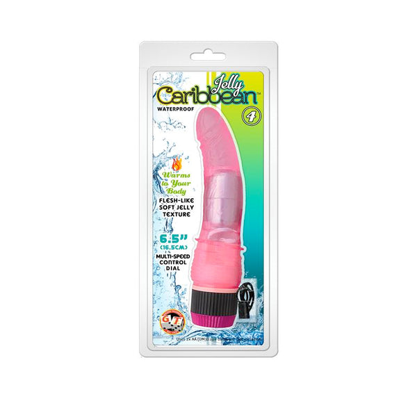 Jelly Caribbean #4 (Pink) Vibrator