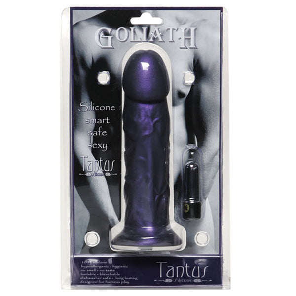 Tantus Goliath Vibrator With Suction Cup (Purple)