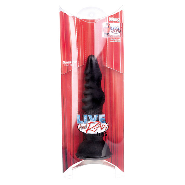 --Live & Raw Butt Plug Black