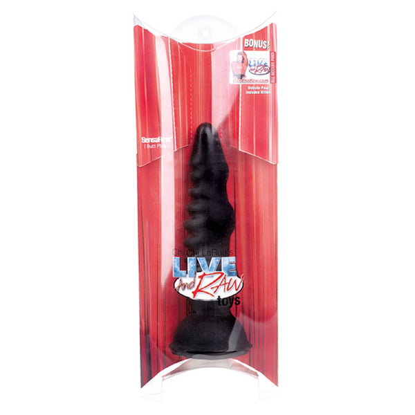 --Live & Raw Butt Plug Black