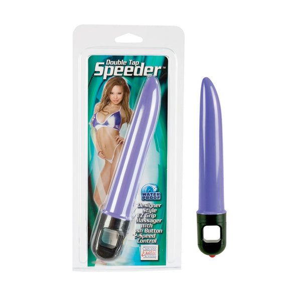 Double Tap Speeder Vibrator - Purple