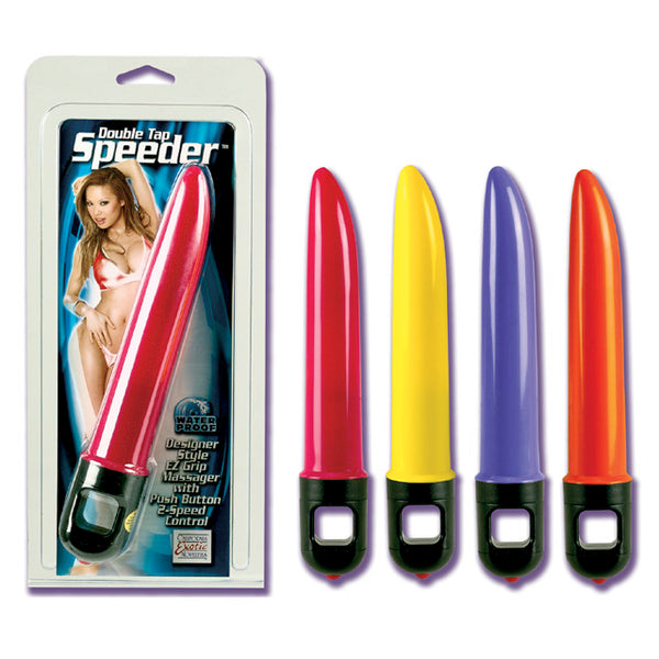Double Tap Speeder* Vibrator - Orange