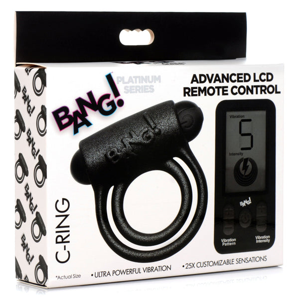 25X Vibrating Silicone Cock Ring with Remote Control - Royal Sins