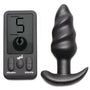 25X Vibrating Silicone Swirl Plug with Remote Control - Royal Sins