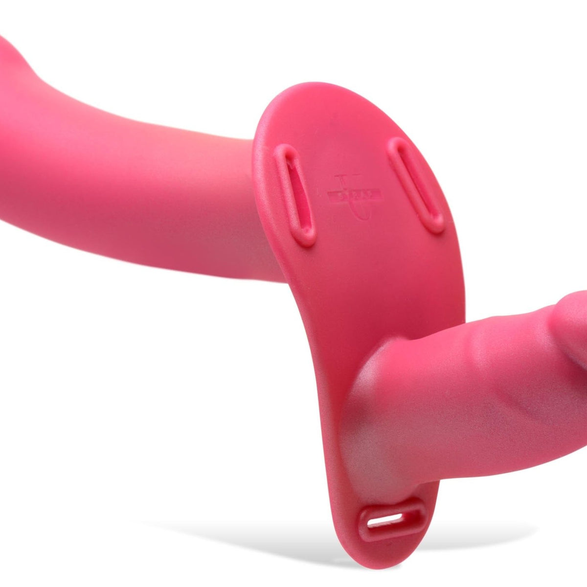 28X Double Diva 1.5 Inch Double Dildo with Harness and Remote Control - Pink - Royal Sins