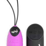 28X Ribbed Silicone Vibrating Egg with Remote Control - Royal Sins