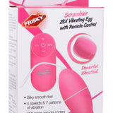 28X Scrambler Vibrating Egg with Remote Control - Pink - Royal Sins