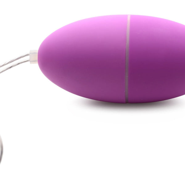 28X Scrambler Vibrating Egg with Remote Control - Purple - Royal Sins