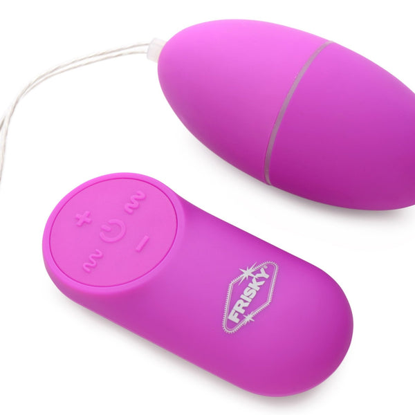 28X Scrambler Vibrating Egg with Remote Control - Purple - Royal Sins