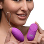 28X Scrambler Vibrating Egg with Remote Control - Purple - Royal Sins