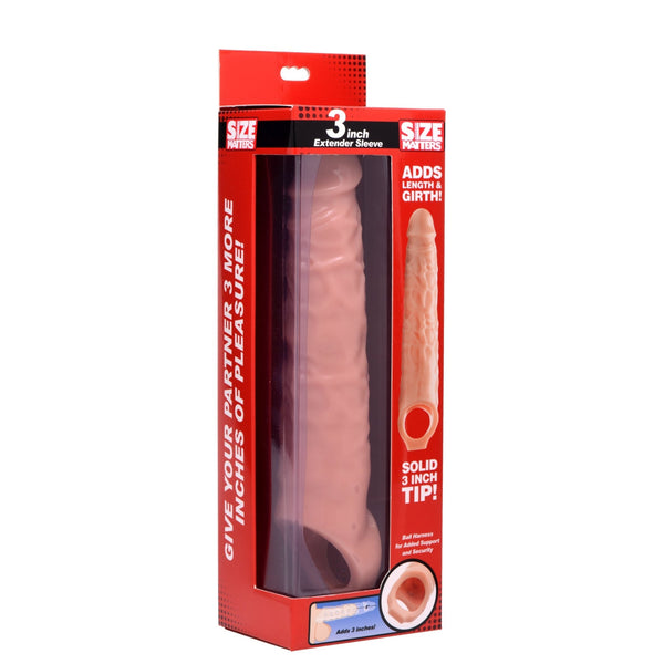 3 Inch Extender Sleeve Flesh - Royal Sins