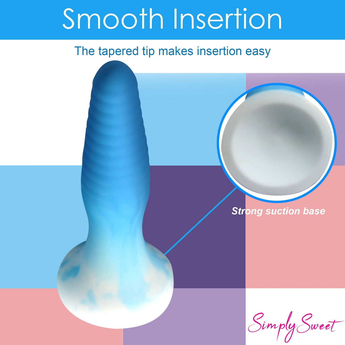 3 Piece Silicone Butt Plug Set - Blue - Royal Sins