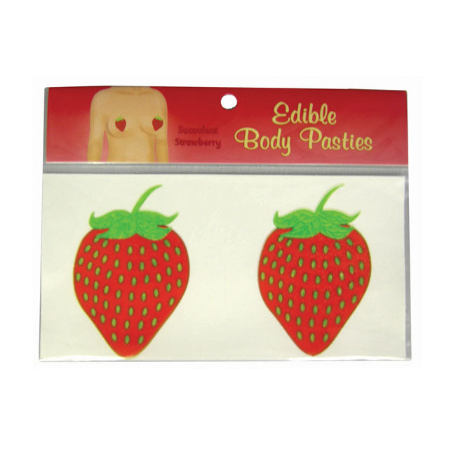 Kheper Games NV.044 Edible Strawberry Pasties - Delicious Nipple Treats