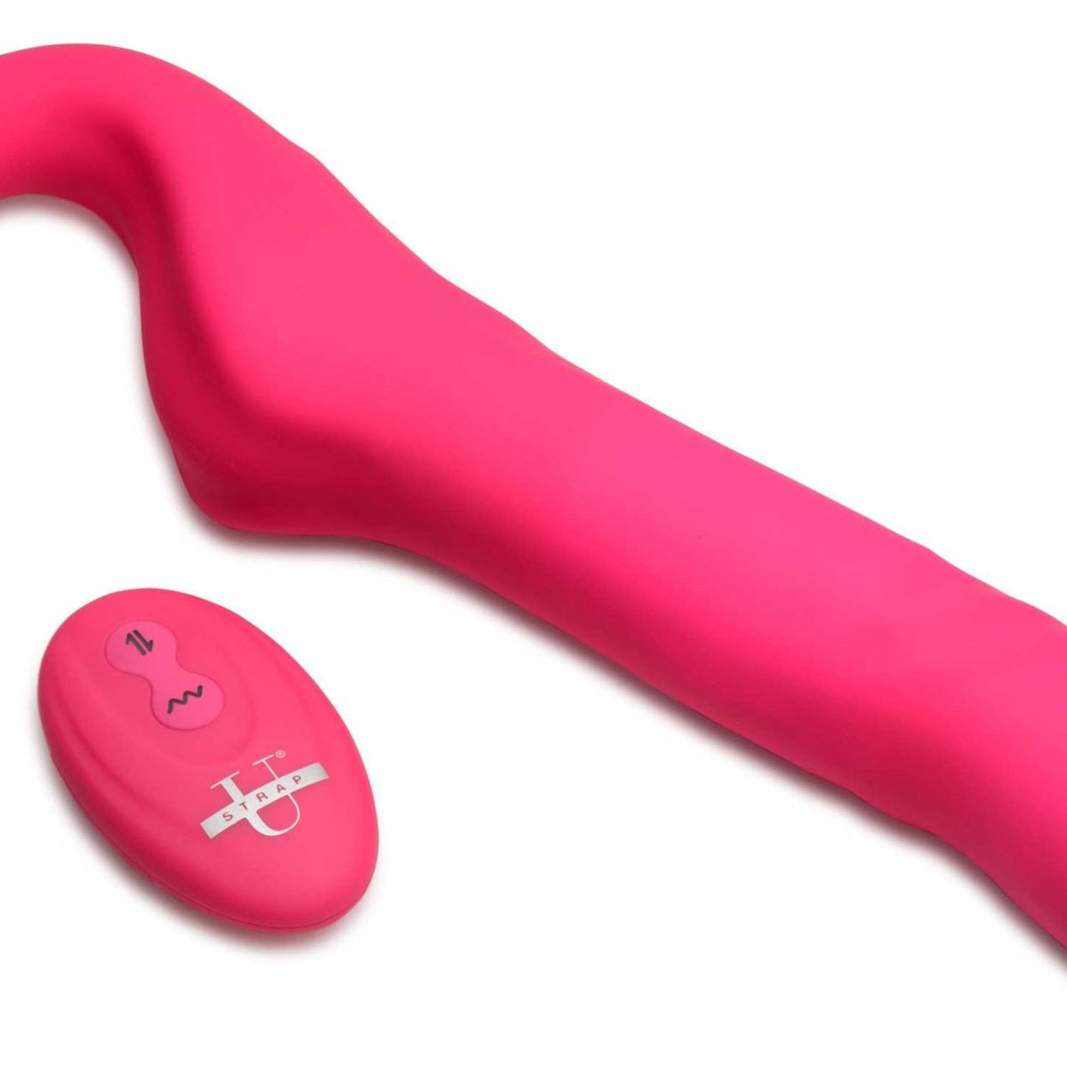 30X Thrusting and Vibrating Strapless Strap - On With Remote Control - Royal Sins