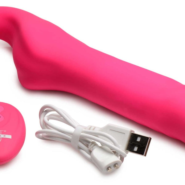 30X Thrusting and Vibrating Strapless Strap - On With Remote Control - Royal Sins