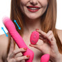 30X Thrusting and Vibrating Strapless Strap - On With Remote Control - Royal Sins