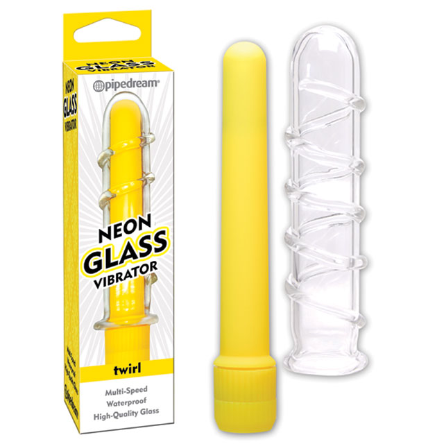 Neon Glass Vibrator (Yellow)