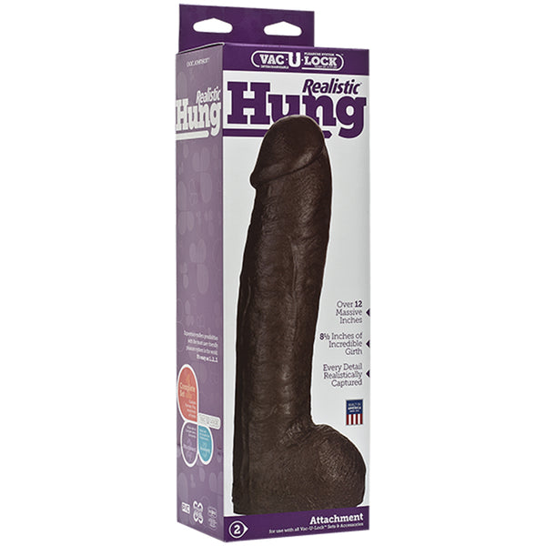 Vac-U-Lock - Realistic Hung Black