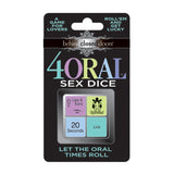4 Oral Sex Dice - Royal Sins
