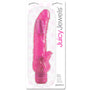 Pipedream Juicy Jewels Vivid Rose Flexible Curved Semi-Realistic Vibrator Pink