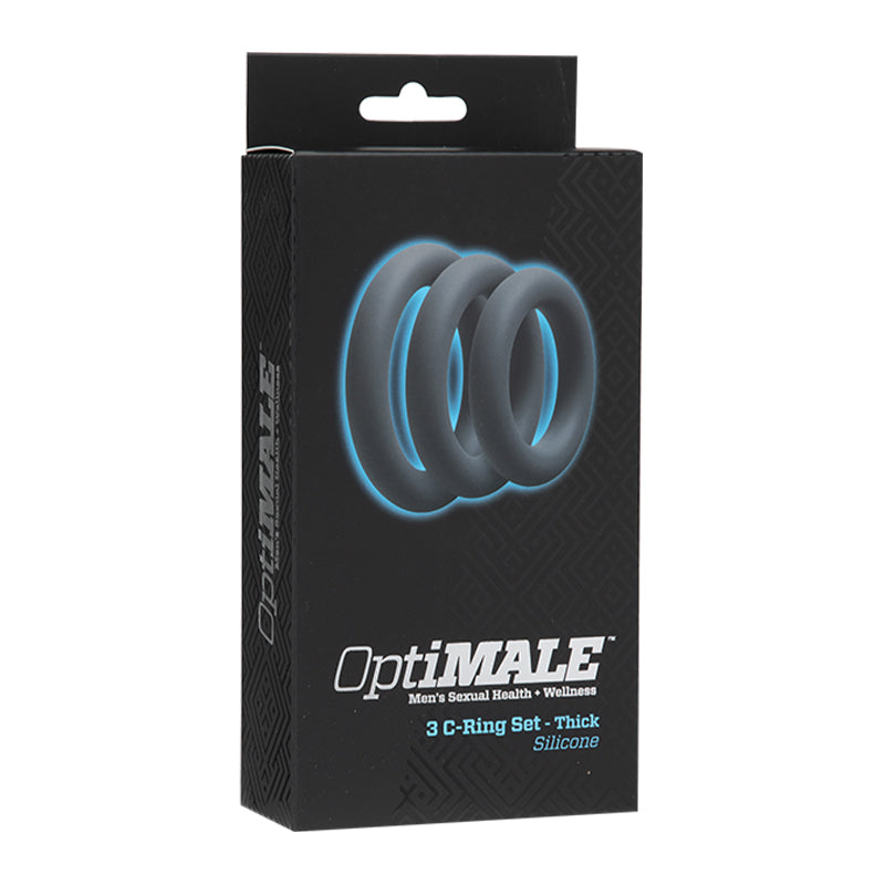 OptiMALE * 3 C-Ring Set * Thick Slate