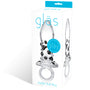 Glas 5 in. Pacifier Glass Butt Plug with Ring Handle