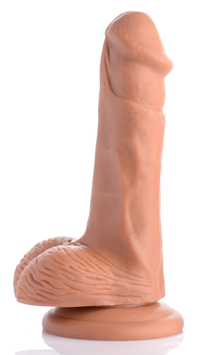 5 Inch Realistic Suction Cup Dildo - Tan - Royal Sins