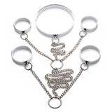 5 Piece Stainless Steel Shackle Set - Small - Royal Sins